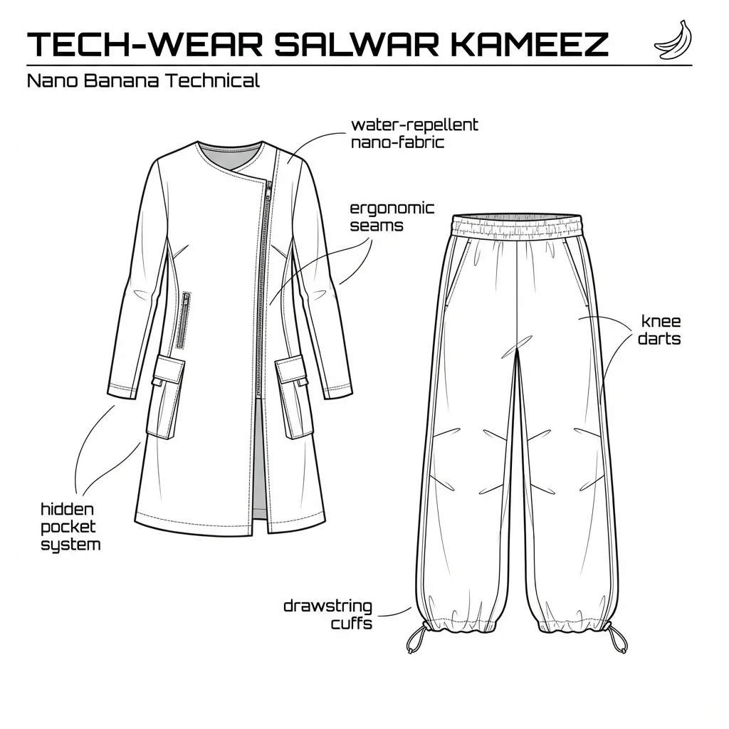 Salwar Kameez Illustration