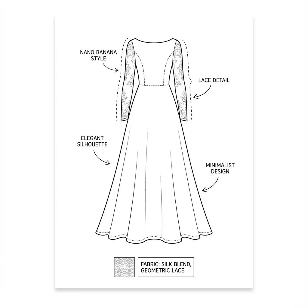 Wedding Gown Illustration