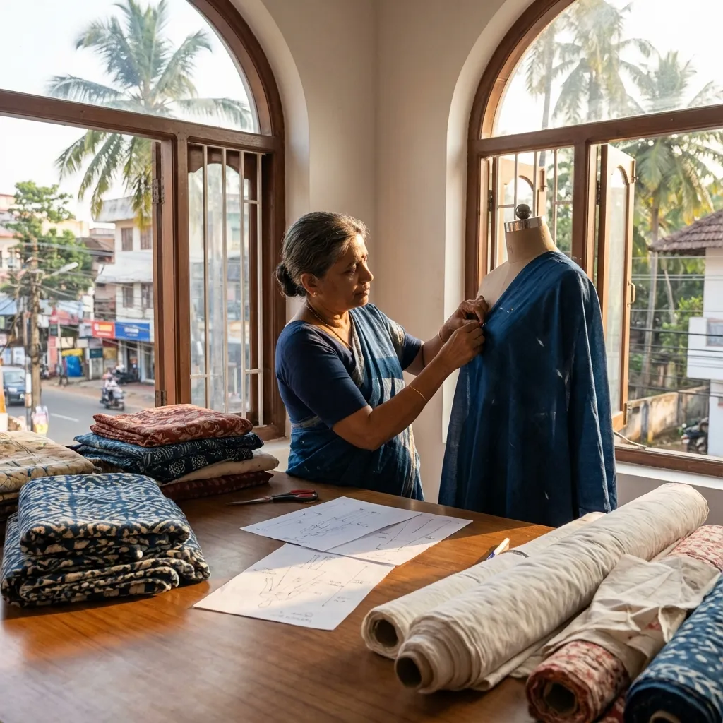 White Holy Communion dress in Kochi